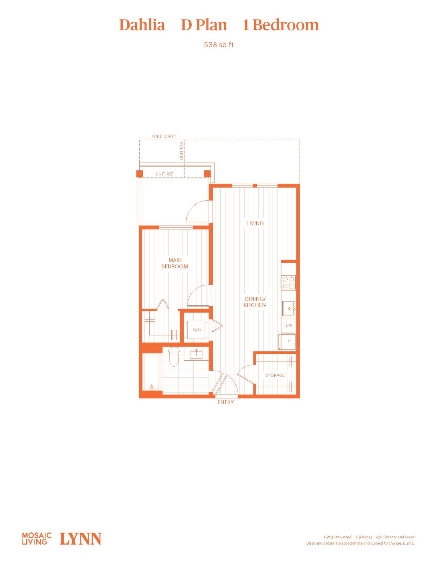 1Bed 1Bath 